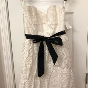 Charlotte Russe lace strapless mini dress